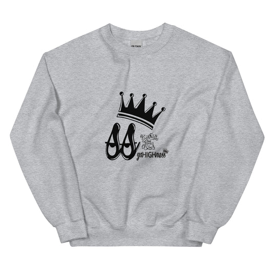 Respect The Crown Sweatshirts (Black Print)
